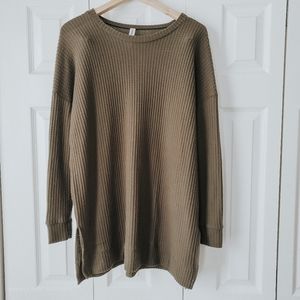 Olive super soft tunic